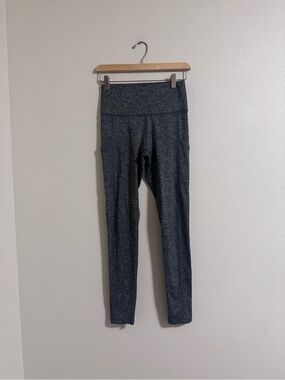 aerie Heathered Charcoal Gray leggings